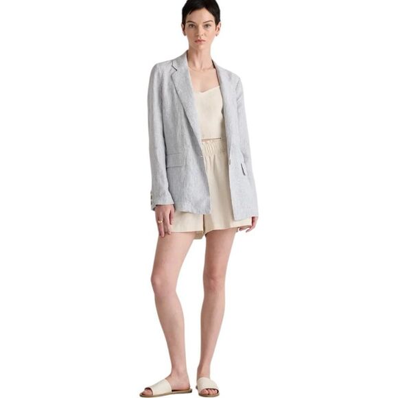 NWTs Quince 100% European Linen Blazer Size XL - Picture 1 of 7